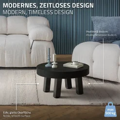 Lot de 4 pieds de table ML-Design H30 cm gris foncé inclinés 96 degrés en acier profil 8x8 cm design I