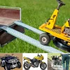 Lot de 2 rampes de chargement en acier galvanisé