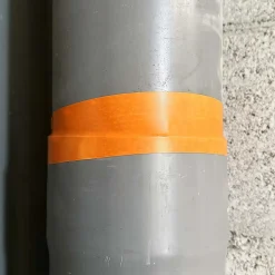 Lot de 6 Rubans adhésifs PVC orange bâtiment 75 mm x 33 m - Rouleau adhésif TECPLAST