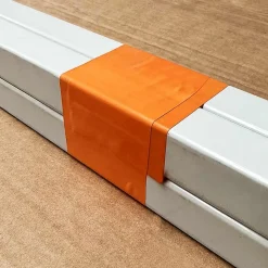 Lot de 108 Rubans adhésifs PVC orange bâtiment 50 mm x 33 m - Rouleau adhésif TECPLAST