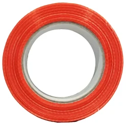 Lot de 360 Rubans adhésifs toilés orange 50 mm x 33 m - Rouleau adhésif TECPLAST pour fixer les bâches, fils et câbles