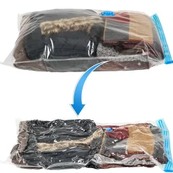 Lot de 5 sacs sous-vide Avec une valve simple entrée et de sortie blanc transparent