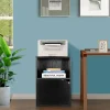Lot de 2 Tables de Chevet avec 1 Tiroir et 1 Compartiment, Style Industriel Polyvalente, pour Maison, 40X43X60 CM (Noir, 1 Porte)