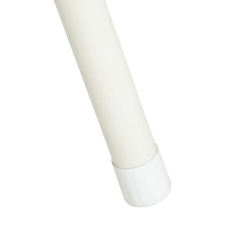 Lot de 2 tabourets d'appoint en métal et tissu chiné FLEXY
