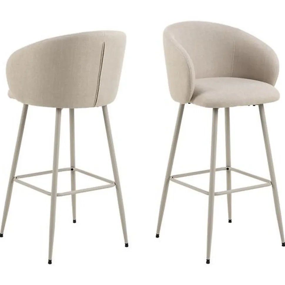 Lot de 2 tabourets de bar SÖREN