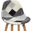 Lot de 2 Tabourets de bar Patchwork