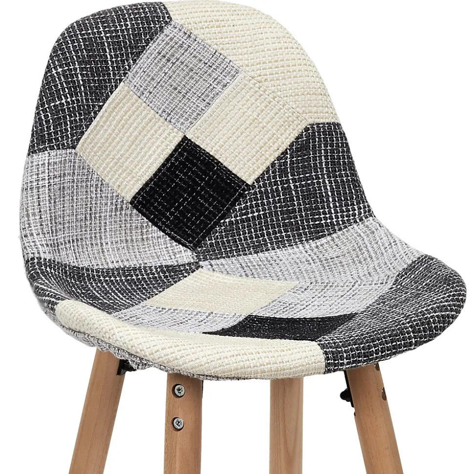 Lot de 2 Tabourets de bar Patchwork
