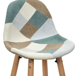 Lot de 2 Tabourets de bar Patchwork