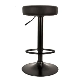 Lot de 2 Tabourets de bar hauteur réglable en simili