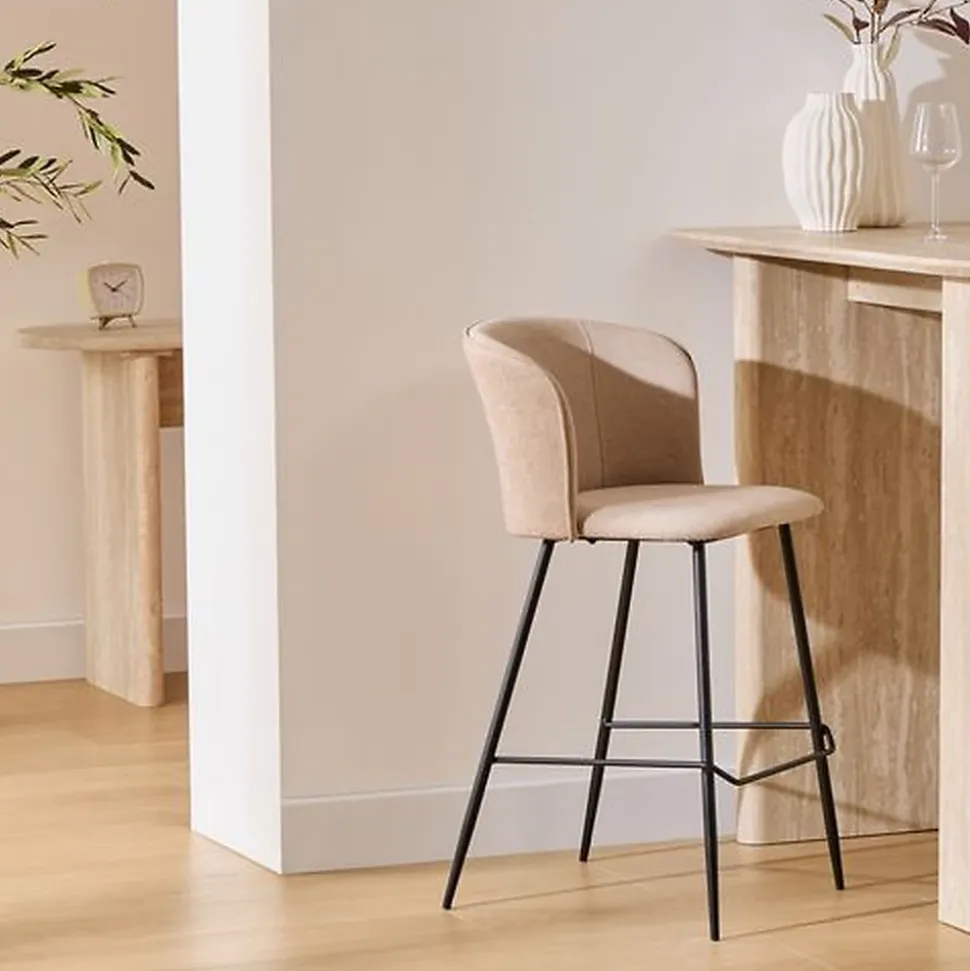 Lot de 2 tabourets de bar JASNY