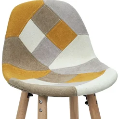 Lot de 2 Tabourets de bar Patchwork