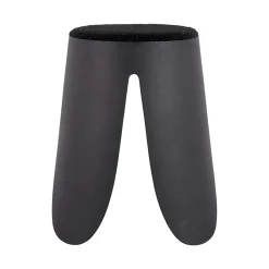 Lot de 3 tabourets Keystone avec assise en peluche