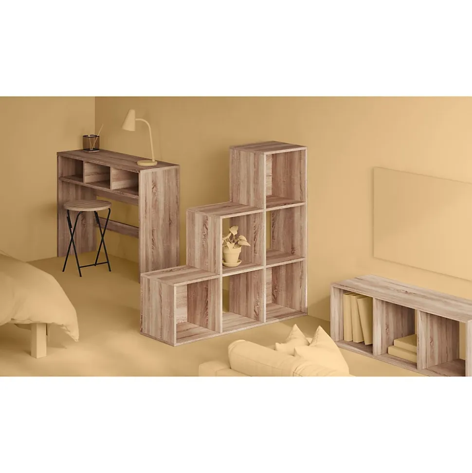 Lot de 10 Tabourets pliants en métal et MDF