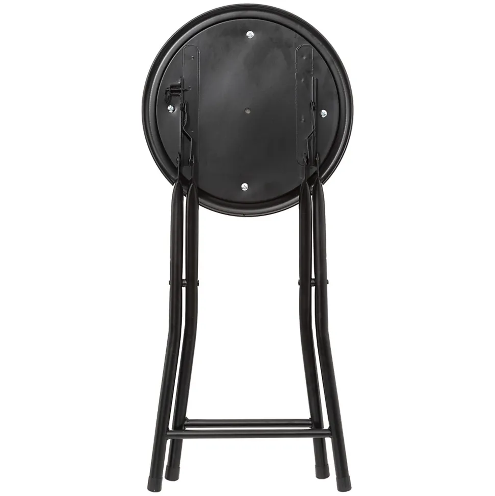 Lot de 6 Tabourets pliants avec effet velours