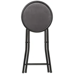 Lot de 2 Tabourets pliants avec effet velours