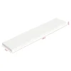 Lot de 2 étagères murales Stranda 100 x 20 x 4 cm blanc en.casa