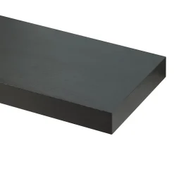 Lot de 3 étagères murales Stranda 38 x 17 x 4 cm noir en.casa