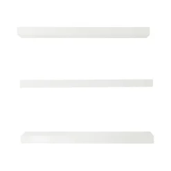 Lot de 3 étagères murales Stranda 60 x 20 x 4 cm blanc en.casa