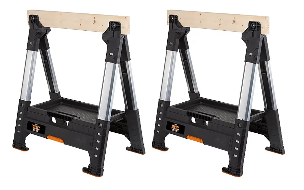 Lot de 2 tréteaux ajustables Lumberjack pour bricolage - KETER