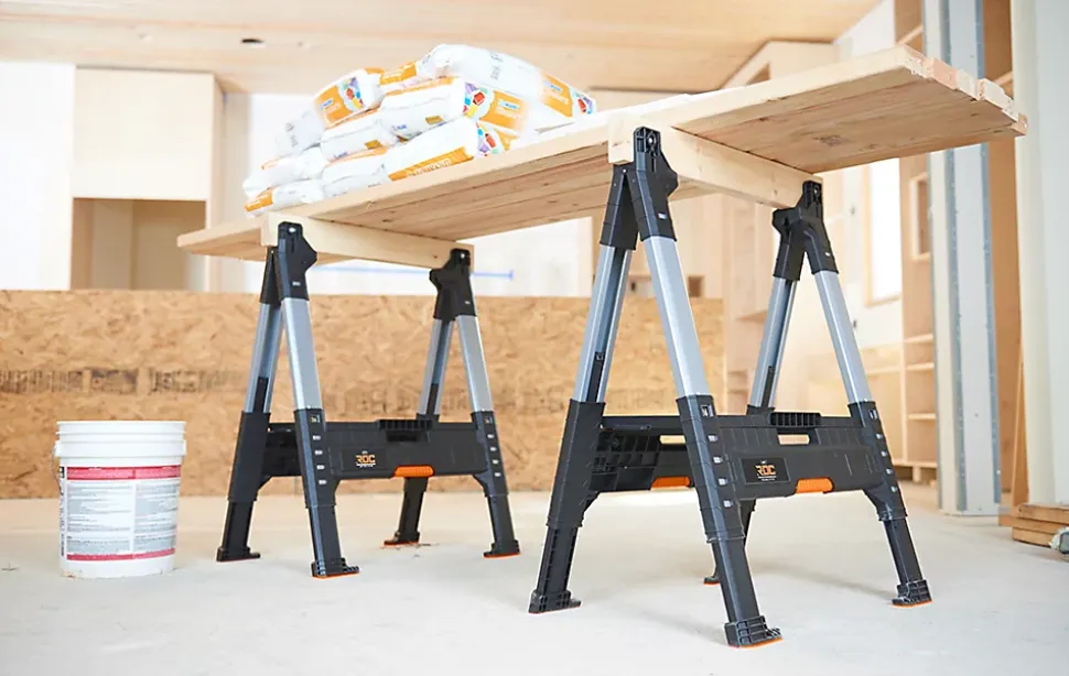 Lot de 2 tréteaux ajustables Lumberjack pour bricolage - KETER