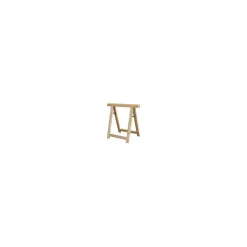 Lot de 2 Tréteaux bois industriel 800x800 - Outifrance