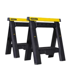 Lot de 2 tréteaux pliables télescopiques charge max. 450 kg STANLEY