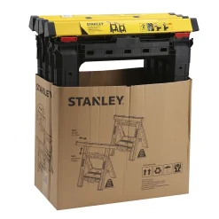 Lot de 2 tréteaux pliables télescopiques charge max. 450 kg STANLEY