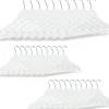 Lot de de 30 cintres avec bois blanc Helloshop26