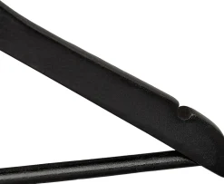 Lot de de 30 cintres avec bois noir Helloshop26