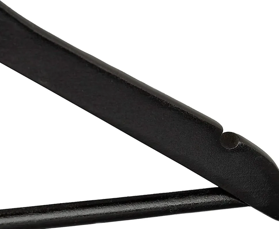 Lot de de 30 cintres avec bois noir Helloshop26