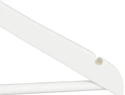 Lot de de 50 cintres avec bois blanc Helloshop26