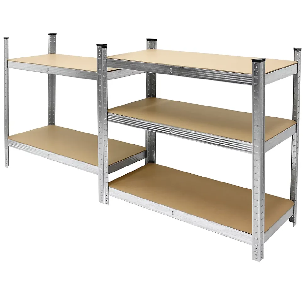 Lot 4x Etagere de Rangement - 180x90x40 cm - Charge jusqu'a 750 kg