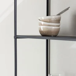 Lyon - Étagère murale en métal L62cm - Noir