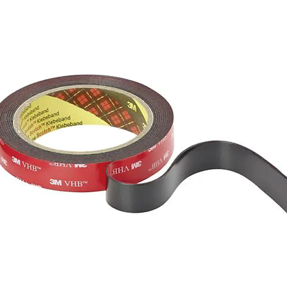 3M Ruban adhésif double-face VHB 5952F/193 noir, 3 m x 19 mm, ép. 1,1 mm
