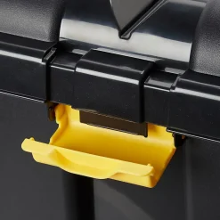 Malle de rangement 68L Skyda Form noir et jaune avec couvercles
