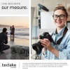 Mallette pour appareil photo avec une coque dure robuste noir