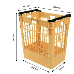 Manne à pain beige ajourée 150 litres