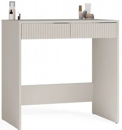 MARINA 2S - Bureau avec 2 tiroirs - Beige Cachemire