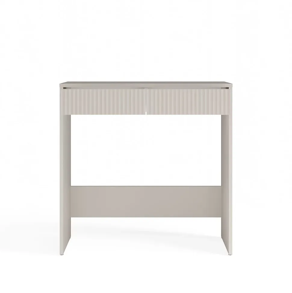 MARINA 2S - Bureau avec 2 tiroirs - Beige Cachemire