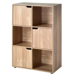 Meuble à 6 cases avec trois portes - Modu