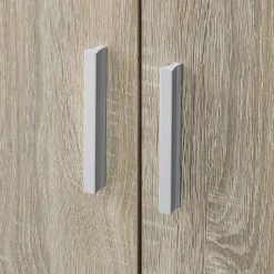Meuble à Chaussure avec 7 Surfaces de Stockage 108 x 55 x 35 cm Effet Chêne en.casa