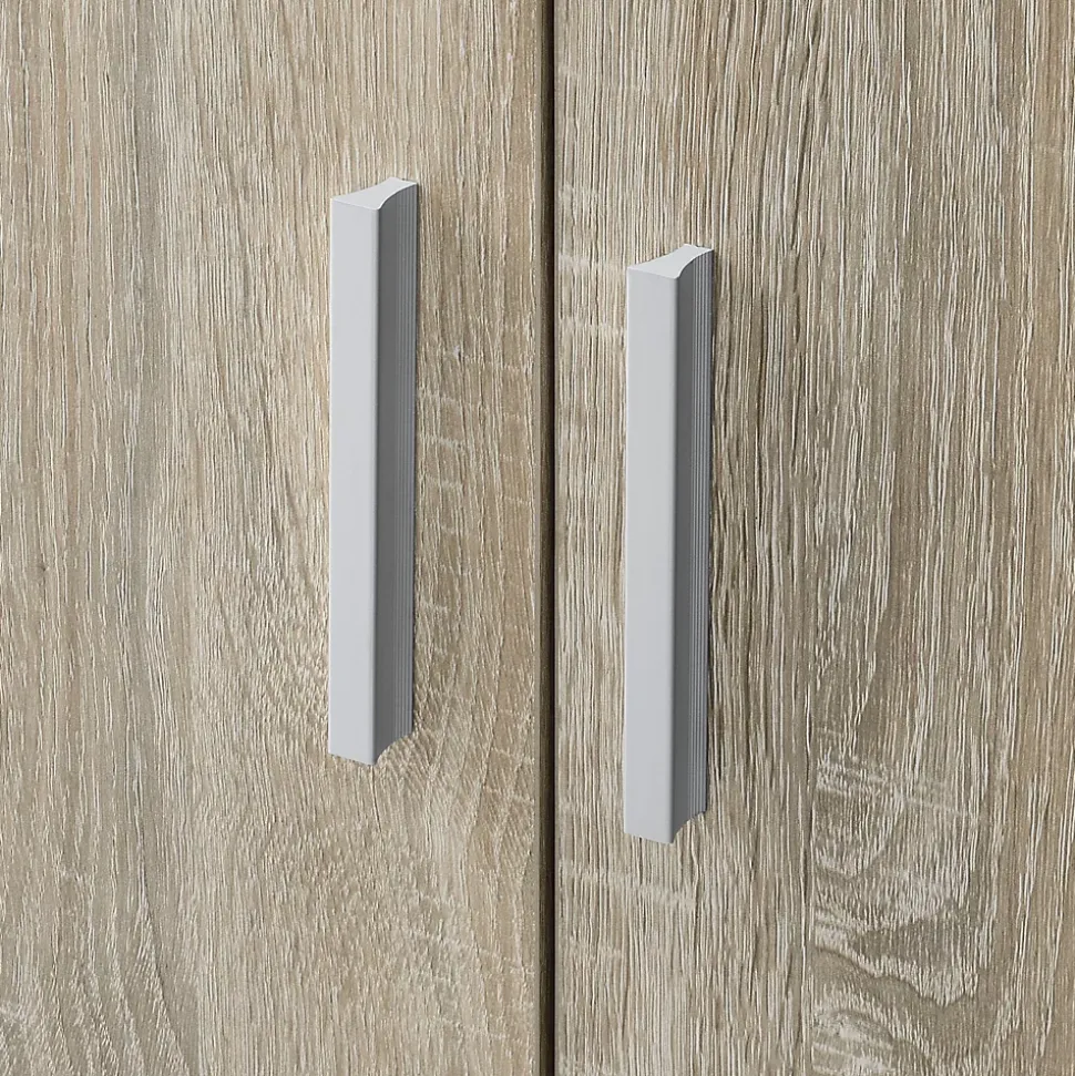 Meuble à Chaussure avec 7 Surfaces de Stockage 108 x 55 x 35 cm Effet Chêne en.casa