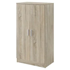 Meuble à Chaussure avec 7 Surfaces de Stockage 108 x 55 x 35 cm Effet Chêne en.casa