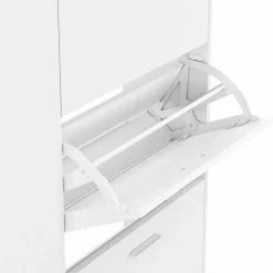Meuble à chaussures 24 paires KLARK 4 portes blanc