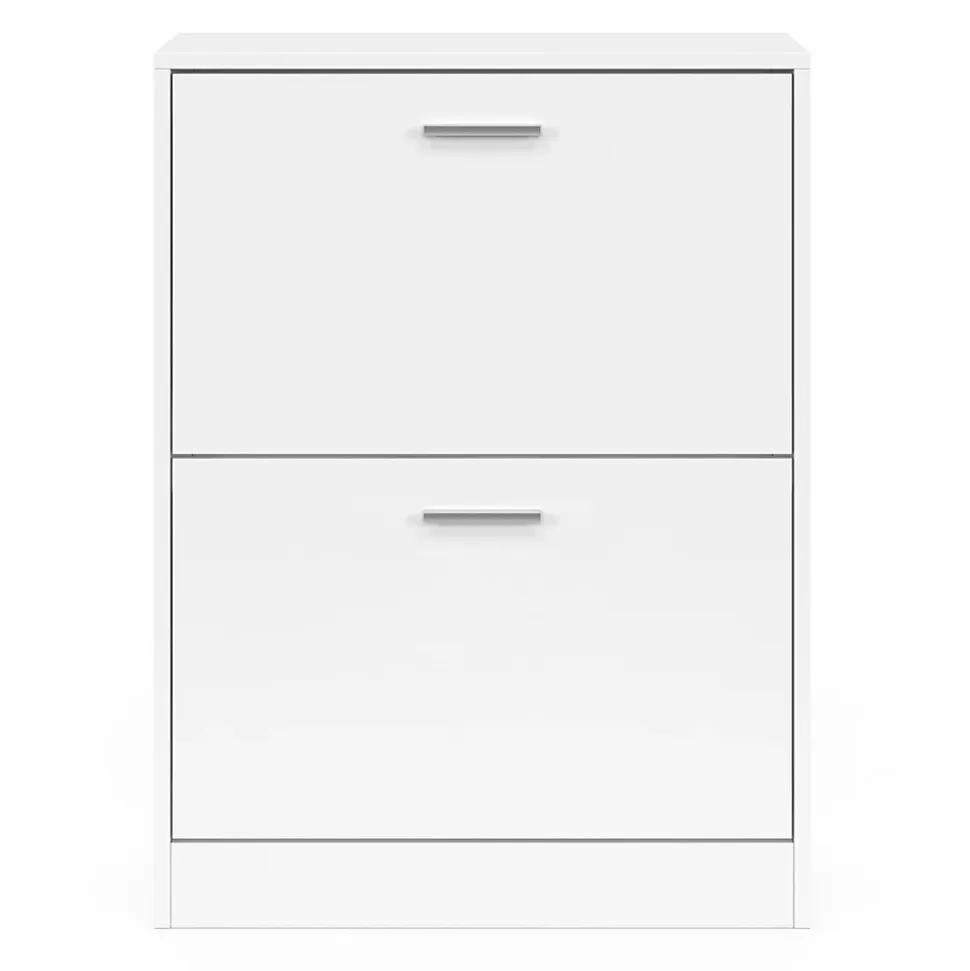Meuble à chaussures 12 paires KLARK 2 portes blanc