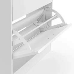 Meuble à chaussures 12 paires KLARK 2 portes blanc