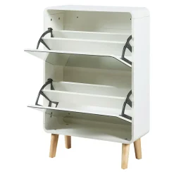 Meuble à chaussures Aure 96 x 63 x 24 cm blanc en.casa