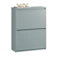 Meuble à Chaussures avec 3 Abattants pour Petite Entrée Couloir, FSR165-H-HG, SoBuy