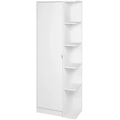 Meuble à chaussures Beaux Meubles Pas Chers BST18-06 Blanc 15 paires