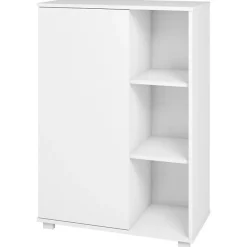 Meuble à chaussures Beaux Meubles Pas Chers BST21-06 Blanc 67.5x96.5x35 cm